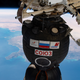 A Soyuz capsule docked to the ISS.